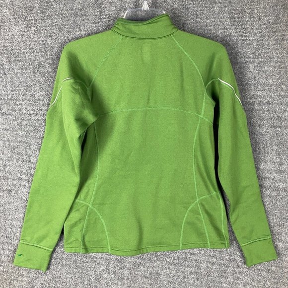 REI Fleece Jacket Women's Medium 1/2 Zip Polyester Blend Green Adults M - Picture 6 of 7